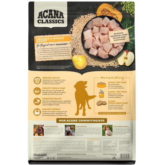 Acana Classics Chicken & Barley Recipe Dry Dog Food
